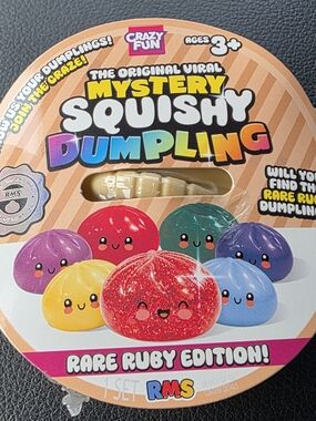 Mystery Squishy Dumpling - Rare Ruby Edition (Red)